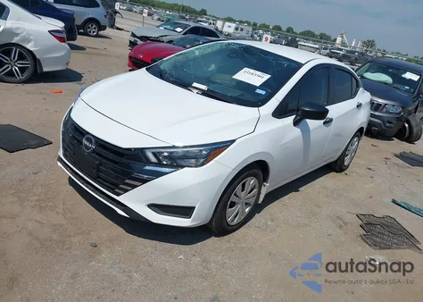 2025 Nissan Versa 1.6 S z USA, uszkodzony, nr VIN 3N1CN8DV3SL855870